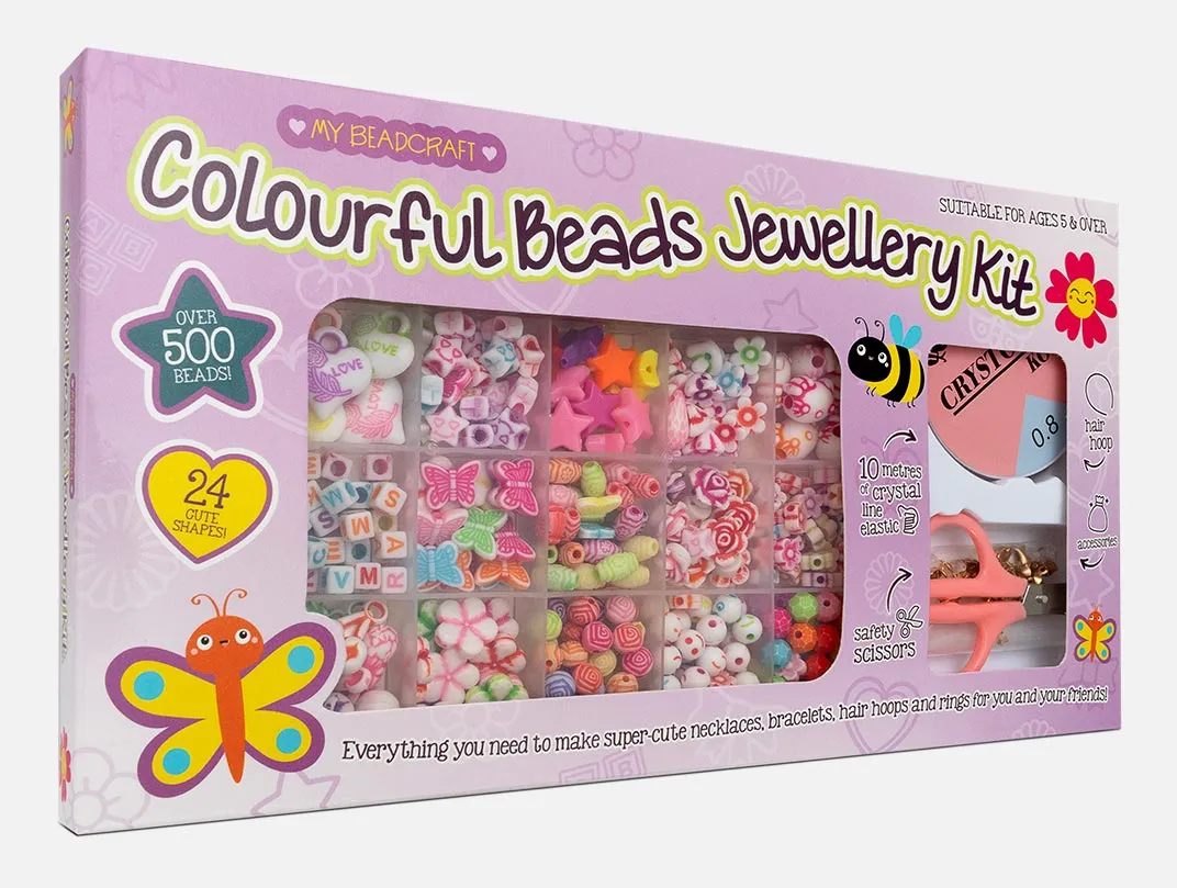 Children’s bead jewellery kit packaging design