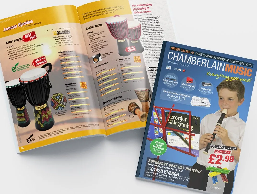 Musical Instrument Catalogue Design: A Symphony of Offers — supporting image 2