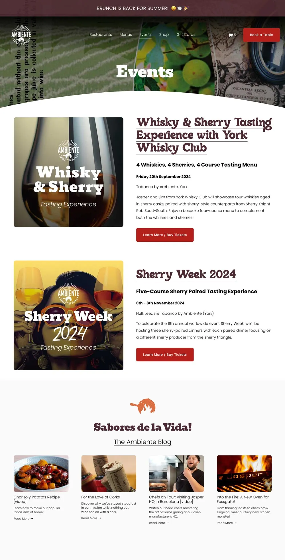 Tapas Chain Website: Serving Up Ambiente’s Online Refresh — supporting image 4