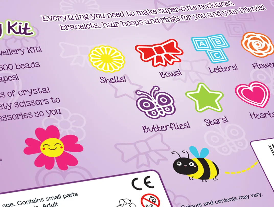 Jewellery Kit Packaging: Vibrant Design for Kids’ Creativity — supporting image 2