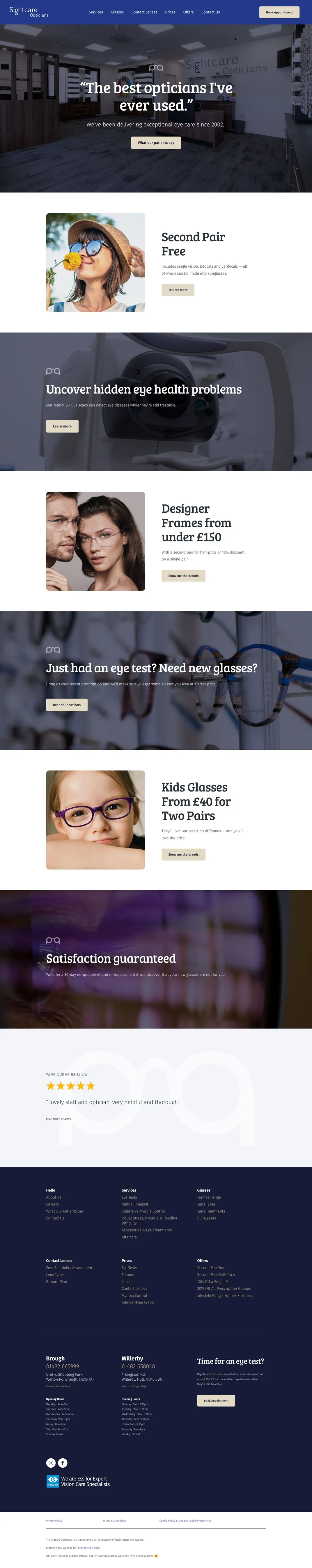 Opticians Website: A Clear Vision for Sightcare Online — supporting image 1
