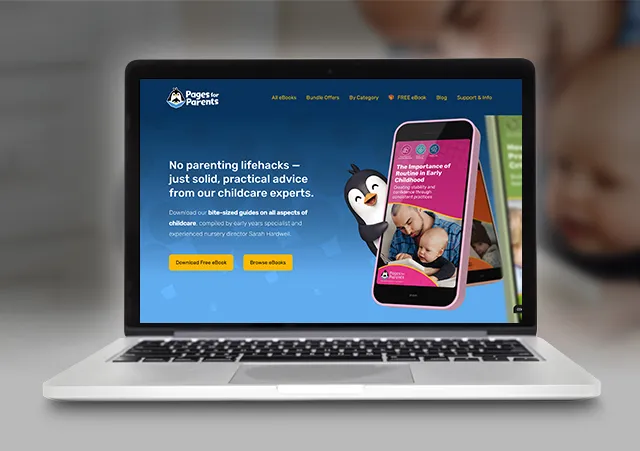 Ecommerce Website Design: Early Years eBook Guides project image