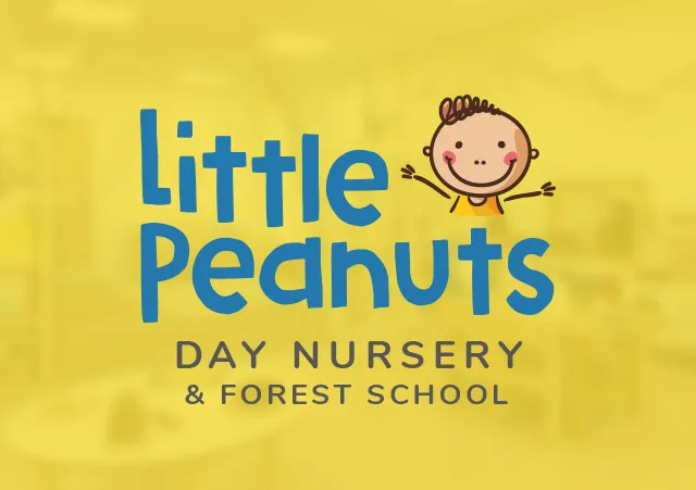 Little Peanuts Day Nursery and forest school branded signage