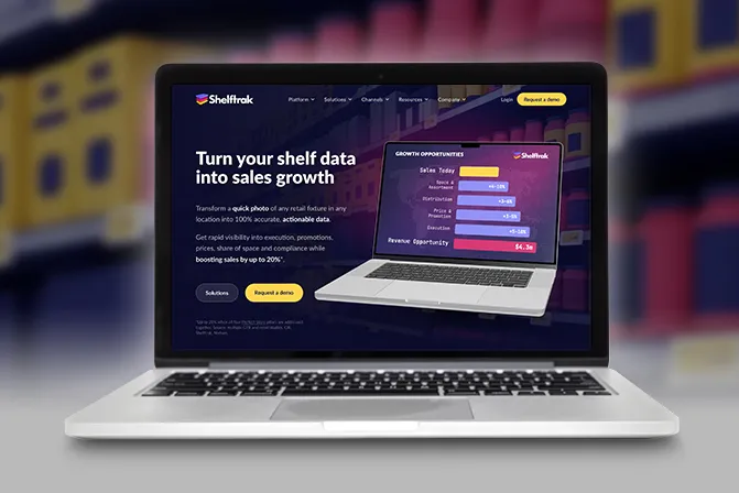Retail Analytics Website Design: Putting Shelftrak Front and Centre project image