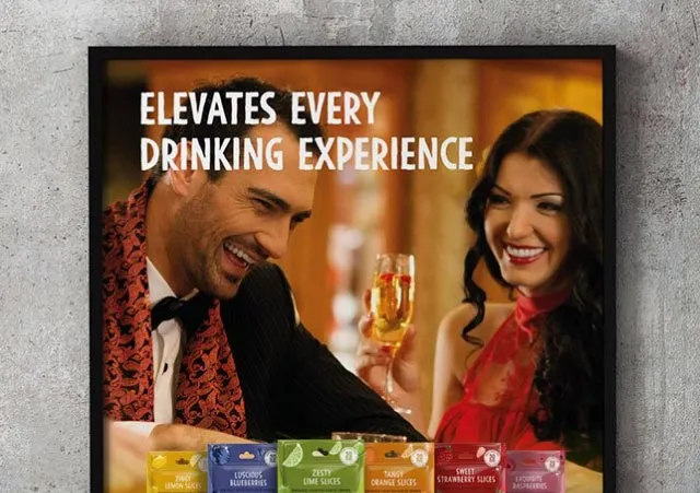Mixologist's Garden magazine advert spread and trade show marketing materials
