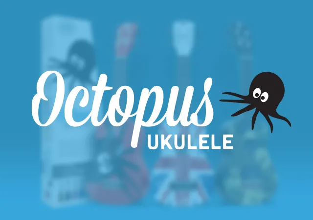 Octopus Ukuleles brand identity and logomark design